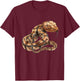 Copperhead Snake Steampunk T-Shirt - T-Shirt | Maroon