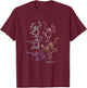 Disney The Jungle Book King Louie Neon Dance Sketch T-Shirt - T-Shirt | Maroon