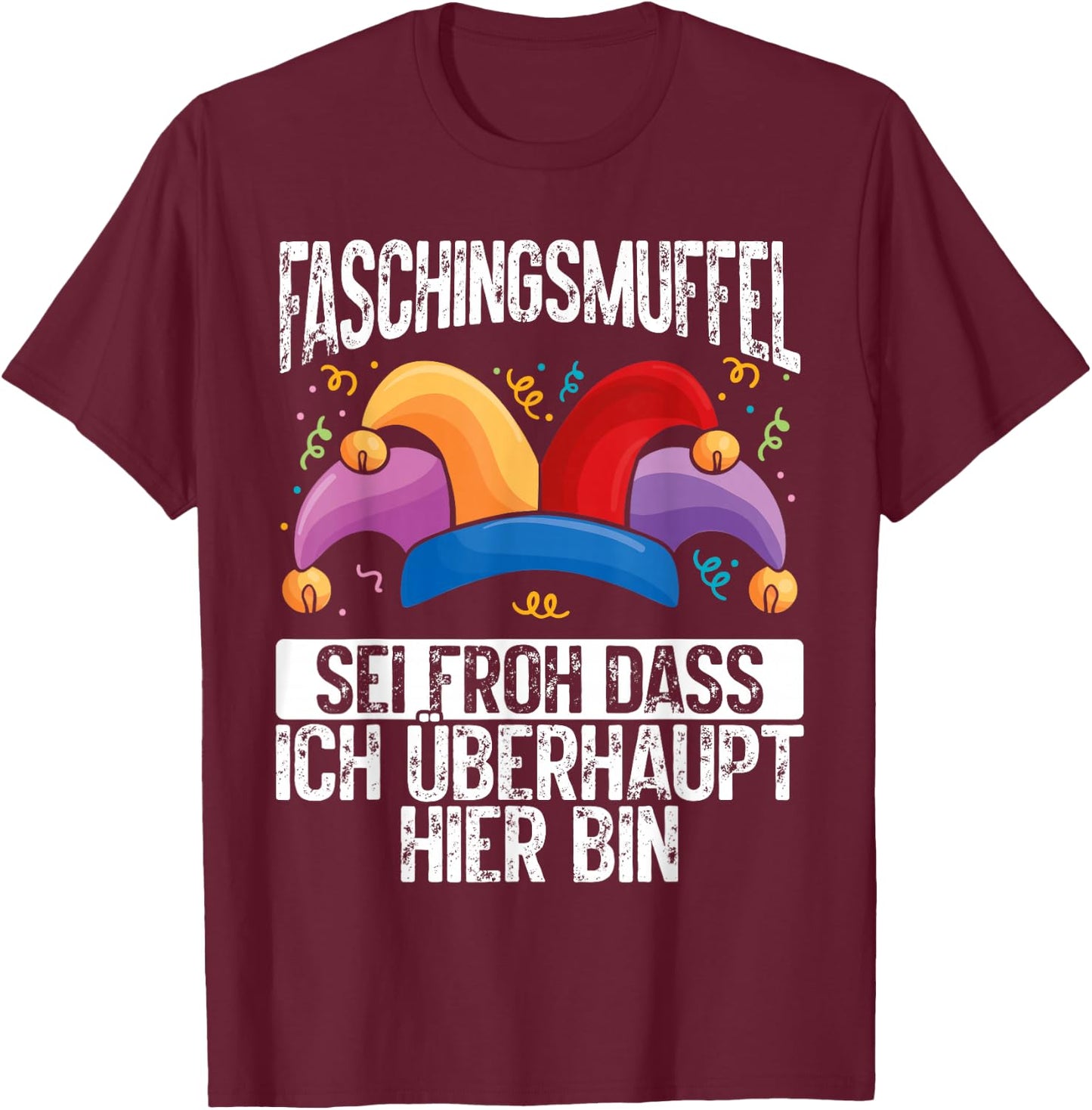 Carnival Fancy Dress Costume Fancy Dress , black T-Shirt - T-Shirt | Maroon