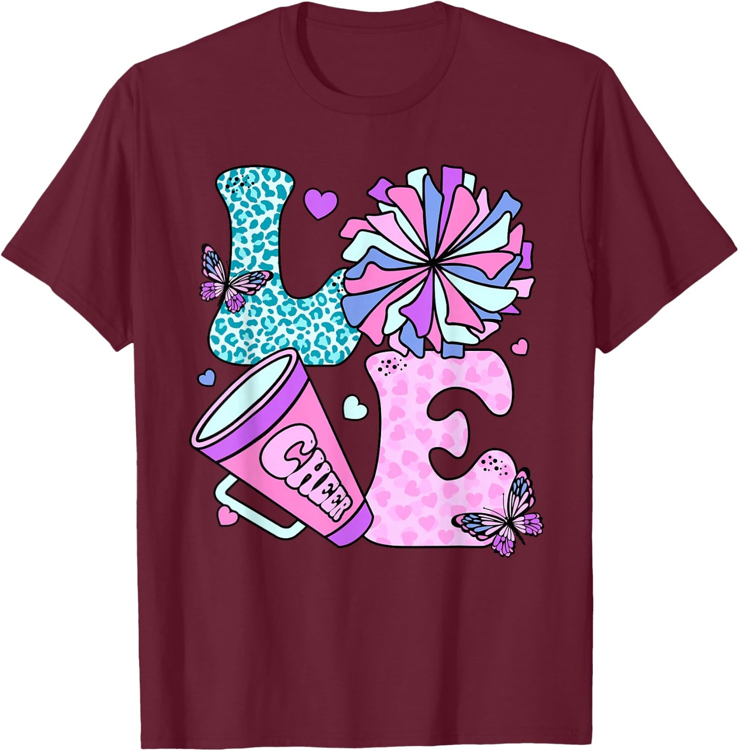 Teen Girls Women T-Shirt - T-Shirt | Maroon