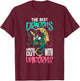 The Best Dragons Hang Out With Unicorns Gift A Nerd T-Shirt - T-Shirt | Maroon
