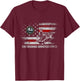 USS Theodore Roosevelt CVN-71 Shirt Patriotic Veterans Day T-Shirt - T-Shirt | Maroon