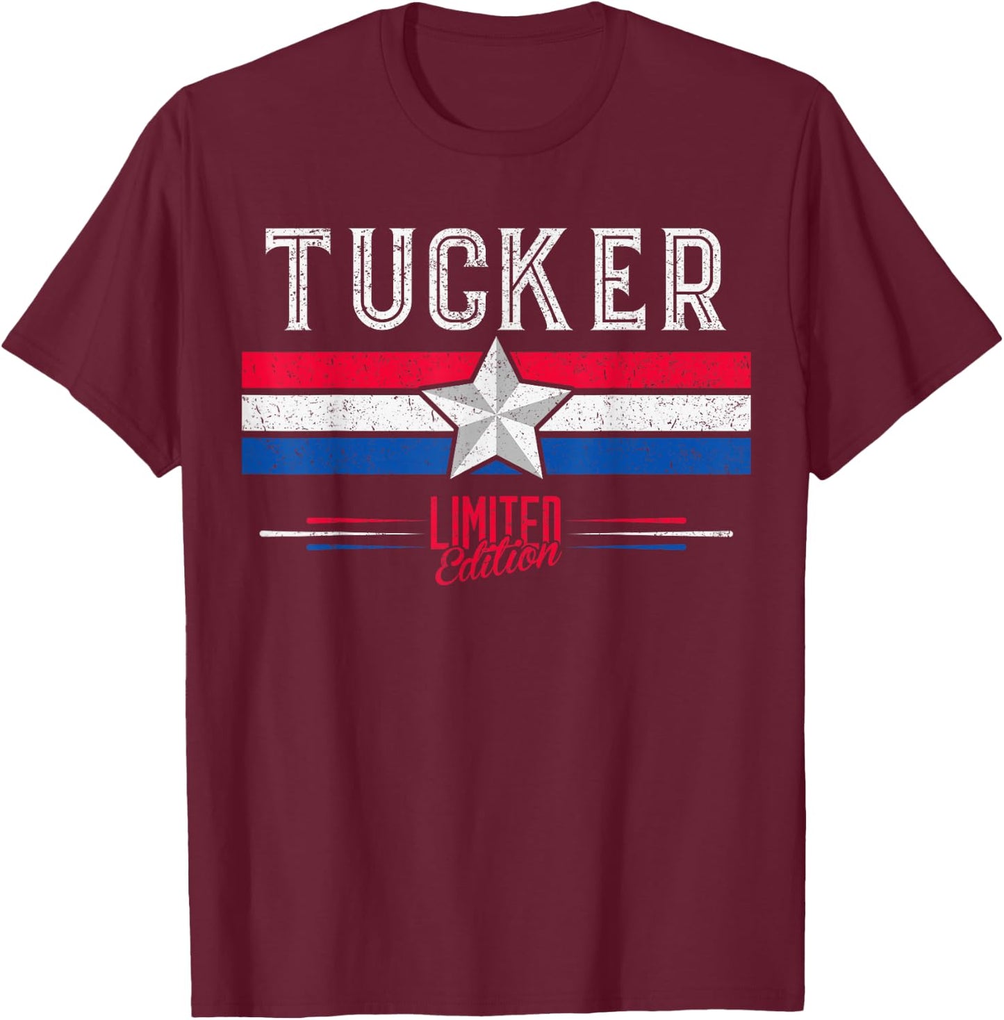 Tucker Retro Vintage Shirt Gift Women Men Kids T-Shirt - T-Shirt | Maroon