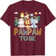 Soon To Be Pawpaw Jungle Animal Safari Gender Reveal T-Shirt - T-Shirt | Maroon