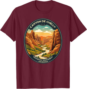 Canyon de Chelly National Monument Arizona T-Shirt - T-Shirt | Maroon
