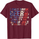 I Only Drink Beer On Two Occasions 4th of July Drinking Team Men T-Shirt - T-Shirt | Maroon