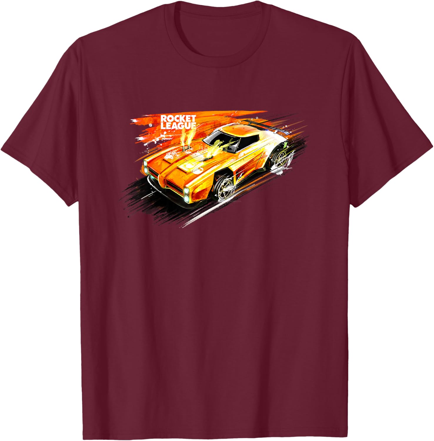 Kids Rocket League Dominus Fire Kids , Blue, 2 T-Shirt - T-Shirt | Maroon