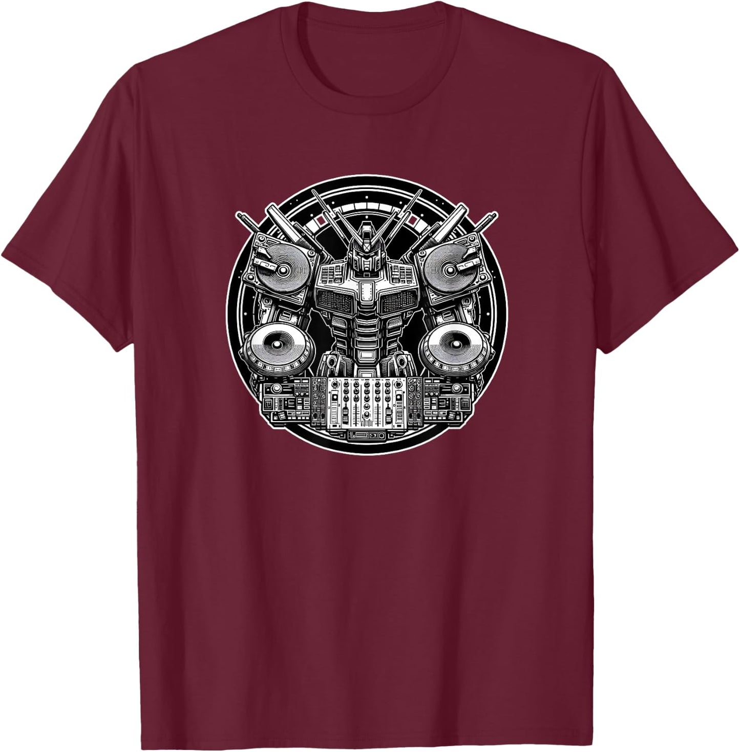 Tekno Soundsystem 23 Techno Musik T-Shirt - T-Shirt | Maroon