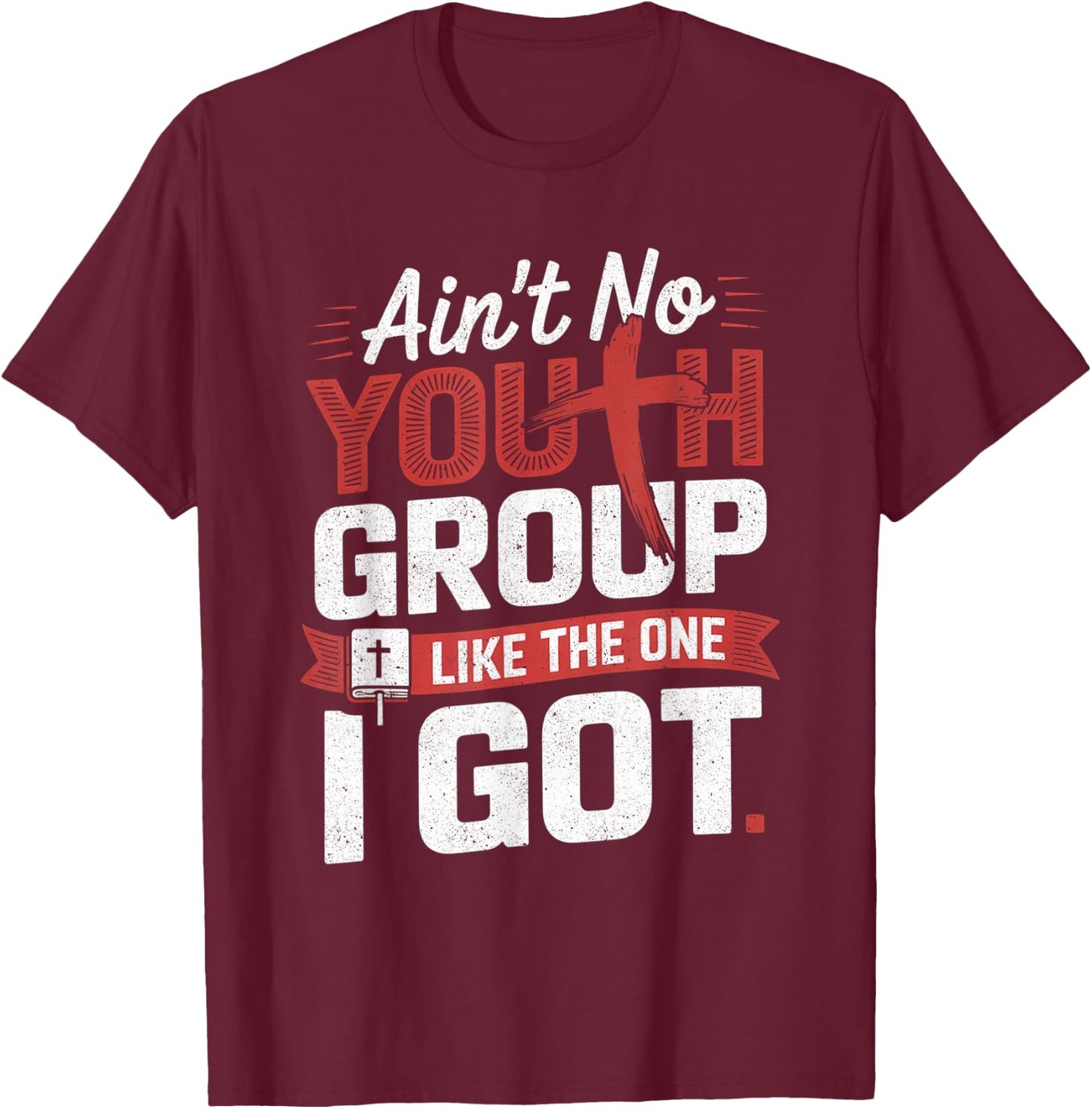 Funny Youth Pastor T-Shirt - T-Shirt | Maroon