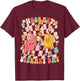 Reading Book Lover School Librarian Hooray It's Library Day T-Shirt - T-Shirt | Maroon