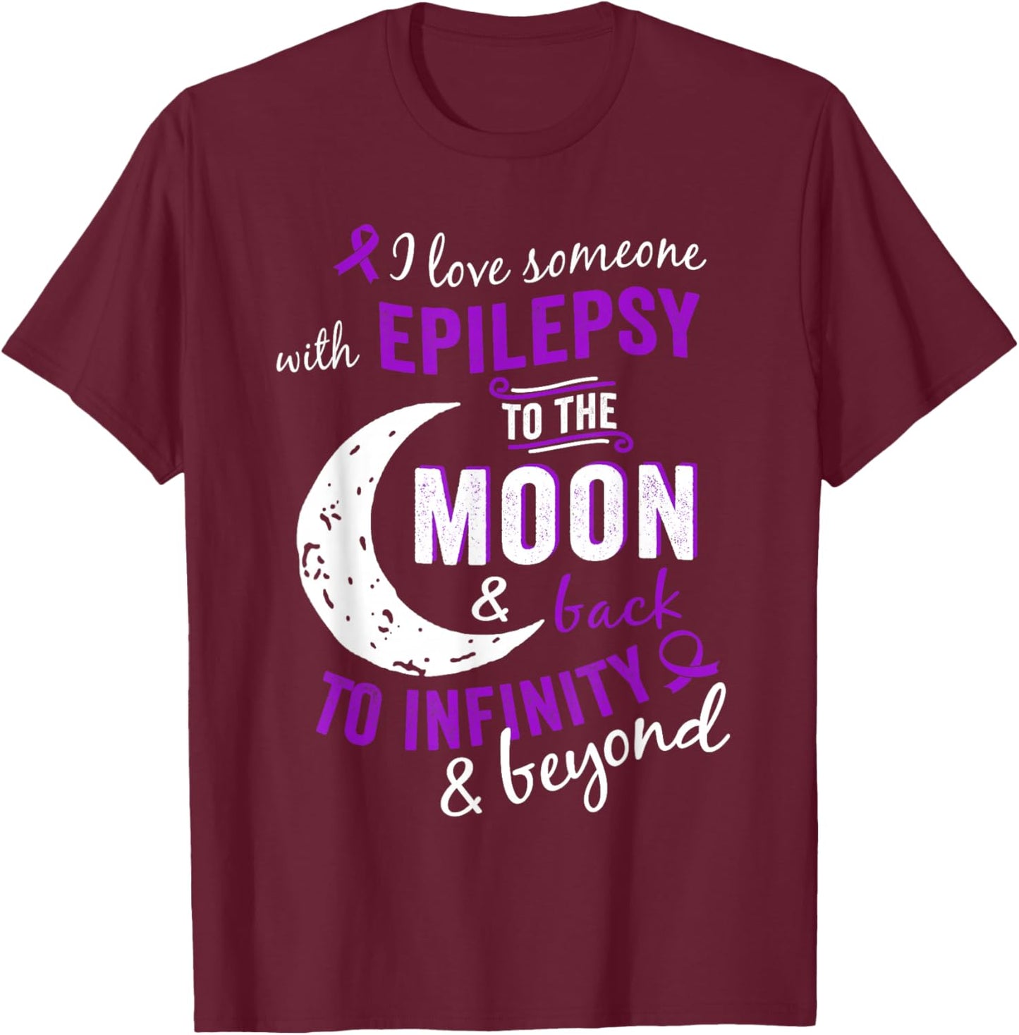 Epilepsy Awareness Shirts - Epilepsy Awareness Products T-Shirt - T-Shirt | Maroon