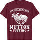 Mutton Busting Rodeo Vest Sheep Rider Mutton Buster T-Shirt - T-Shirt | Maroon