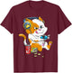 Funny Cat Gaming Cat Lover Kawaii Video Games Funny Gamer T-Shirt - T-Shirt | Maroon