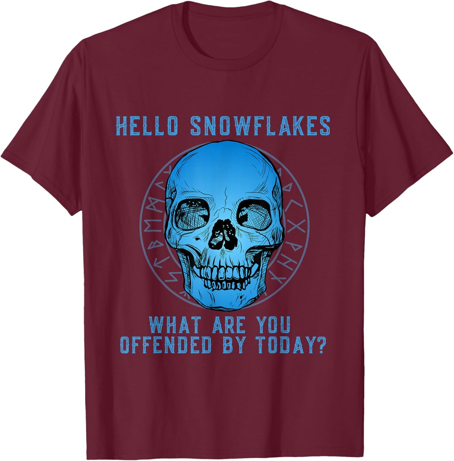 Anti wachte politisch inkorrekt konservativ T-Shirt - T-Shirt | Maroon