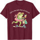 Last Day of School Teacher Kindergarten Frog Summer Break T-Shirt - T-Shirt | Maroon