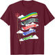 Koinobori, japanese koi kite T-Shirt - T-Shirt | Maroon