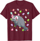 Manatee Happy Easter Egg Hunt Bunny Ear Manatee Easter T-Shirt - T-Shirt | Maroon