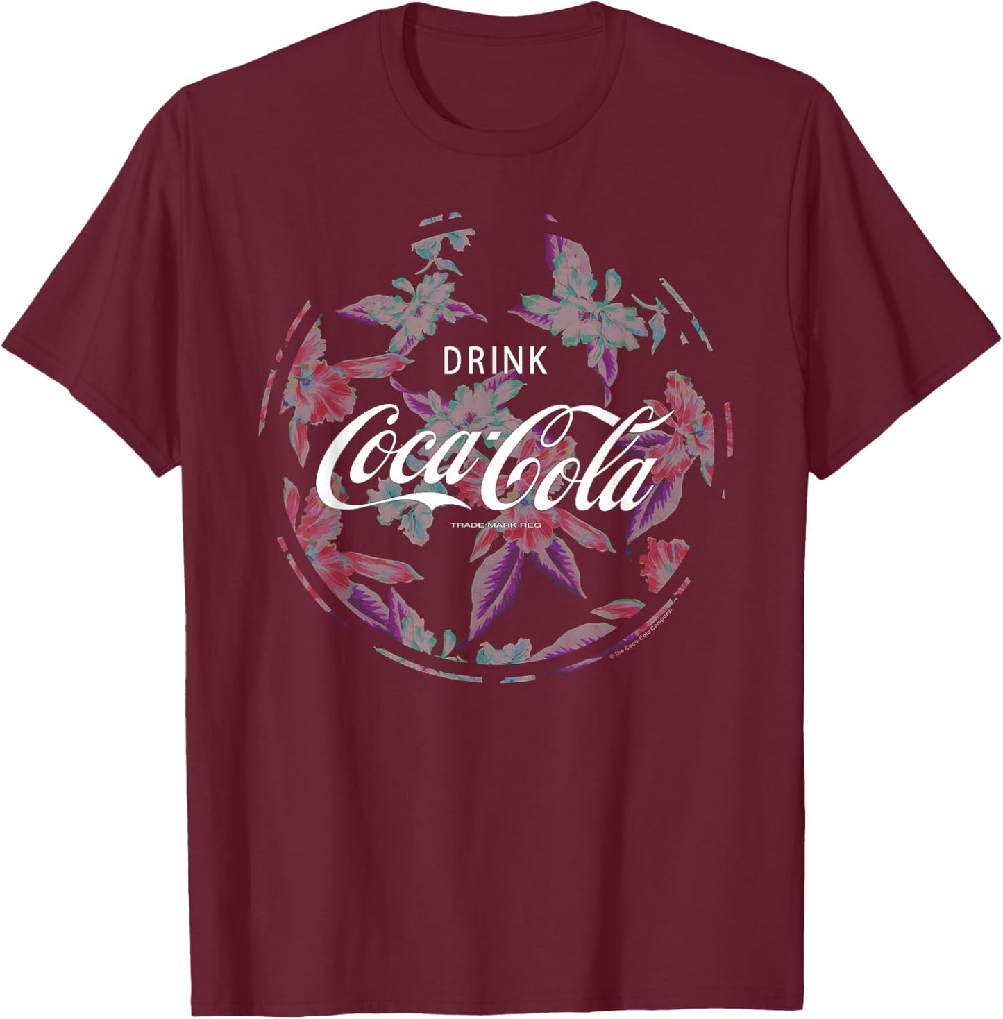 Coca Cola Tropical Coke T-Shirt - T-Shirt | Maroon