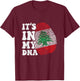 Funny It's in My DNA Flag of Lebanon Fingerprint , Black, S T-Shirt - T-Shirt | Maroon