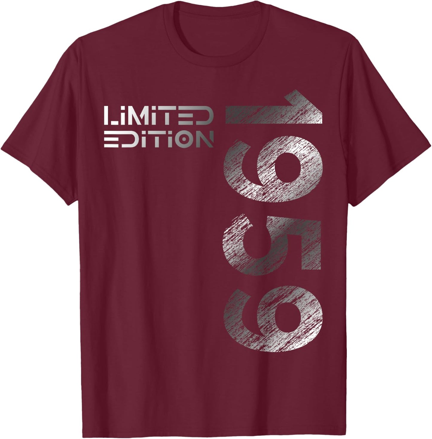 66th Birthday Limited Edition Vintage 1959 Man Woman , black T-Shirt - T-Shirt | Maroon