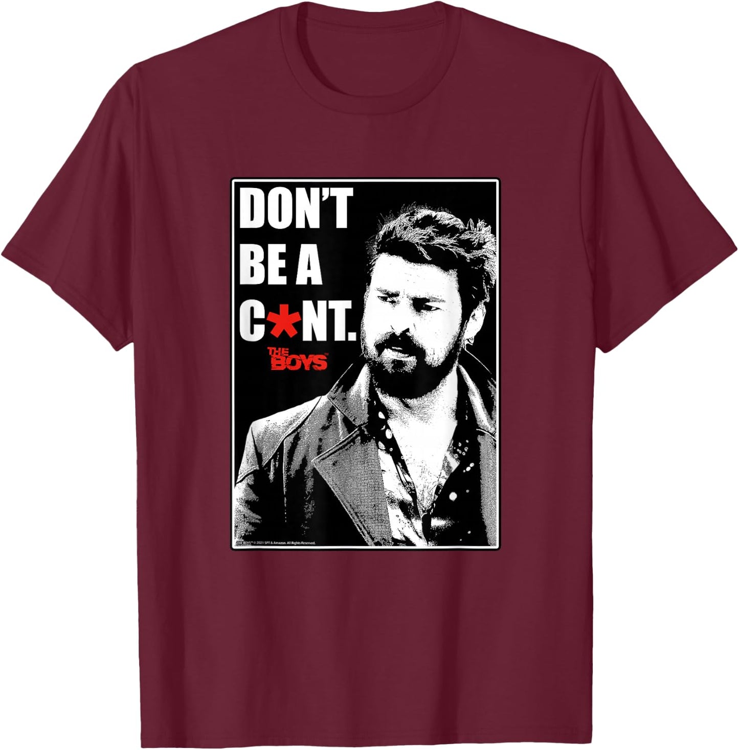 The Boys Butcher Don't Be A... Small T-Shirt - T-Shirt | Maroon