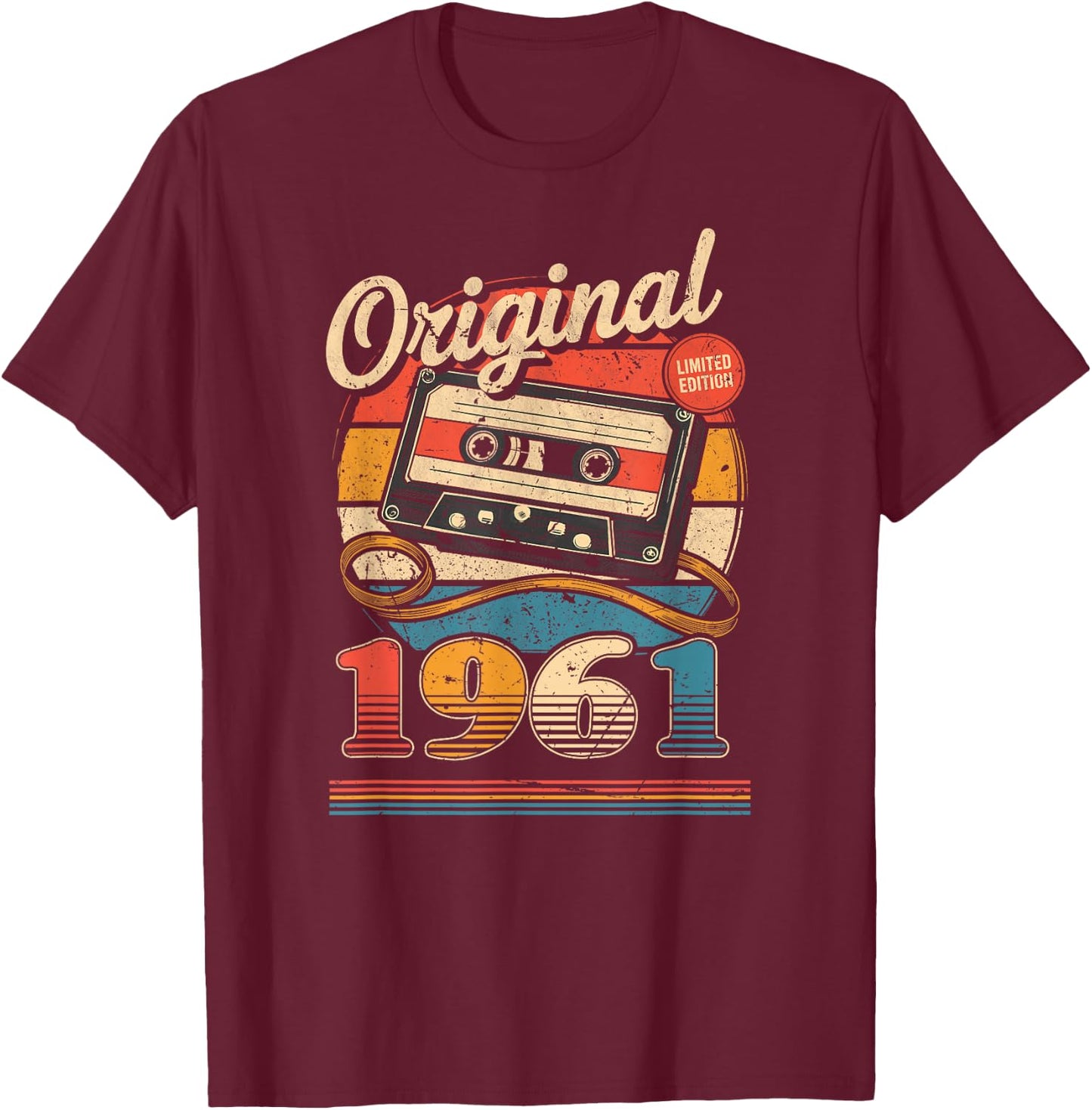 Original 1961 Vintage Birthday 64 Years Women T-Shirt - T-Shirt | Maroon