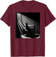 A Cat Sitting In A Chair Film Noir Atmosphere Women T-Shirt - T-Shirt | Maroon