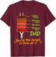 Steak BBQ Dad You're The Rarest of Them All Fathers Day T-Shirt - T-Shirt | Maroon