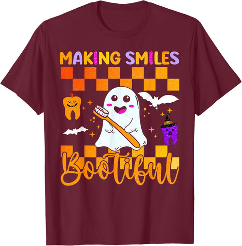 Making Smiles Bootiful Halloween Dentist Funny Ghost Dental
