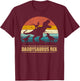 Daddysaurus Rex 3 kids T-Shirt - T-Shirt | Maroon