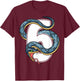 6th Birthday Snake Lover Six 6 Year Old Birthday Boy Girl T-Shirt - T-Shirt | Maroon