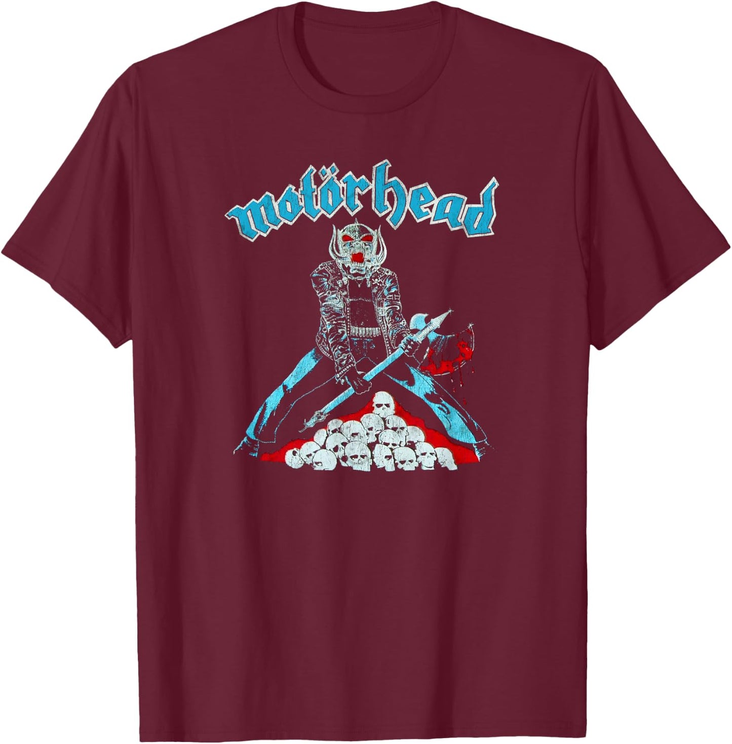 Motörhead Vintage Warpig , black T-Shirt - T-Shirt | Maroon