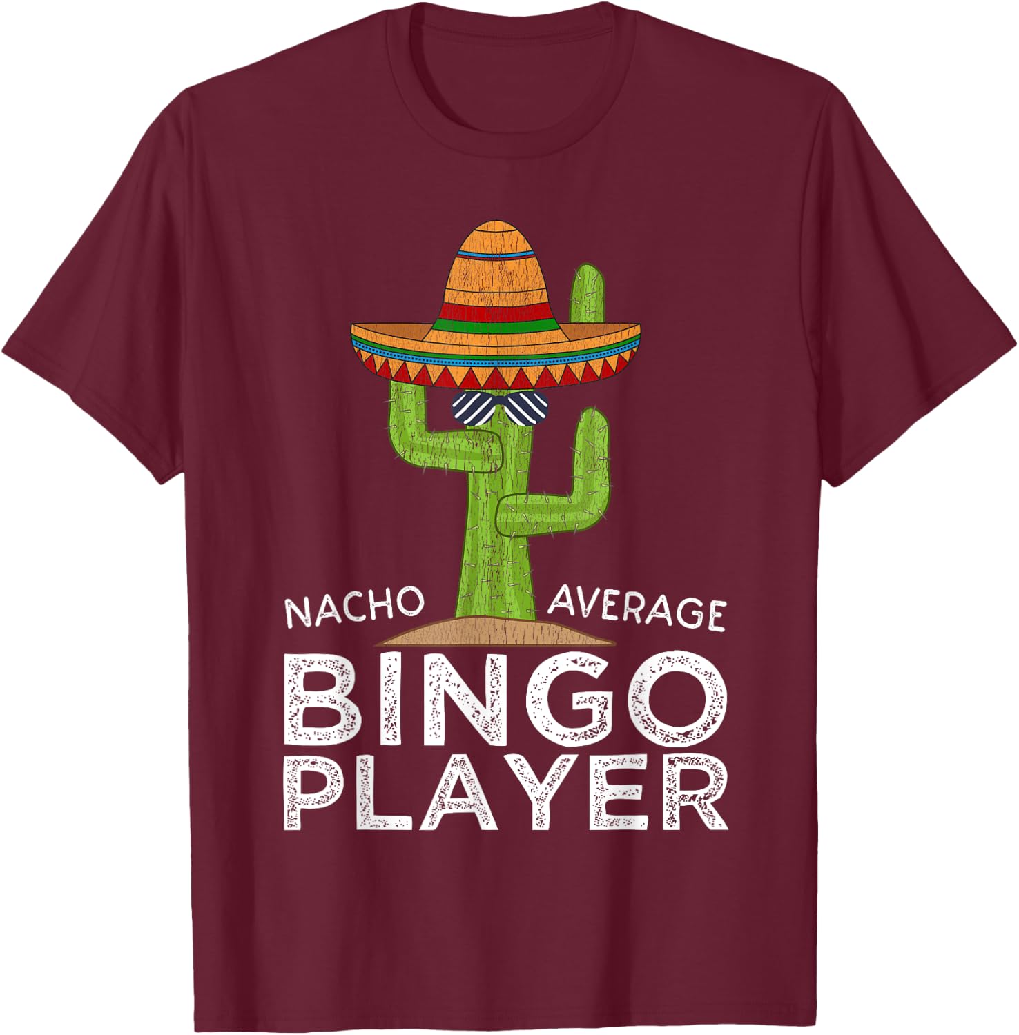 Fun Hilarious Bingo Lover Humor Saying | Funny Bingo Player T-Shirt - T-Shirt | Maroon