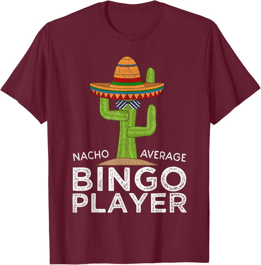 Fun Hilarious Bingo Lover Humor Saying | Funny Bingo Player T-Shirt - T-Shirt | Maroon