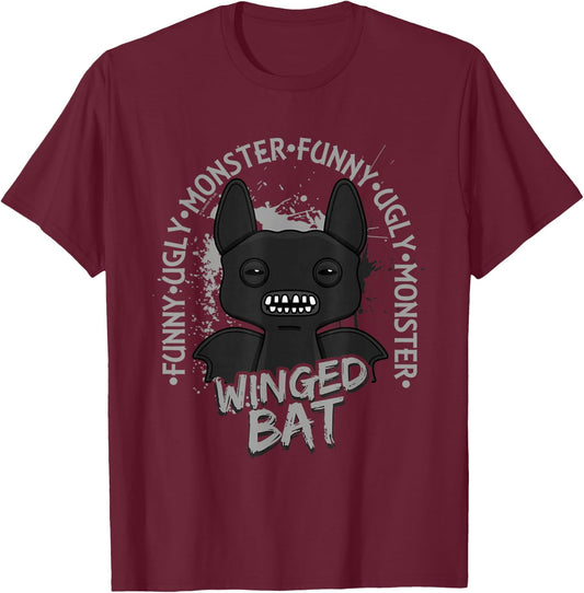 Fuggler Winged Bat Black Originals T-Shirt - T-Shirt | Maroon