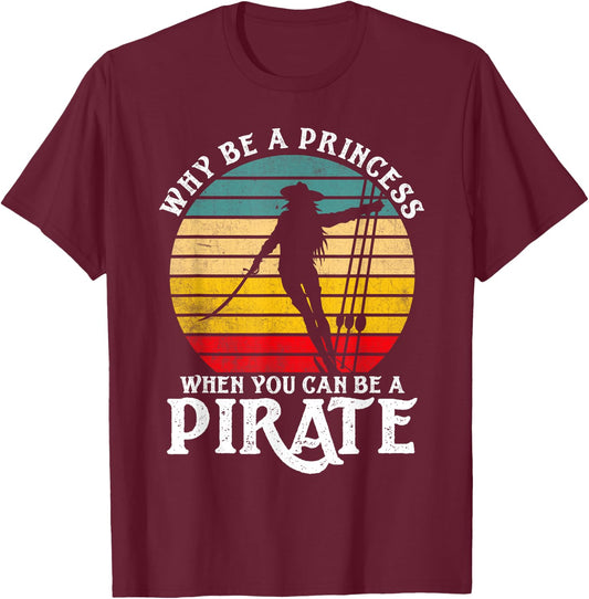 Funny Pirate Freebooter Gifts Lover Of A Caribbean T-Shirt - T-Shirt | Maroon