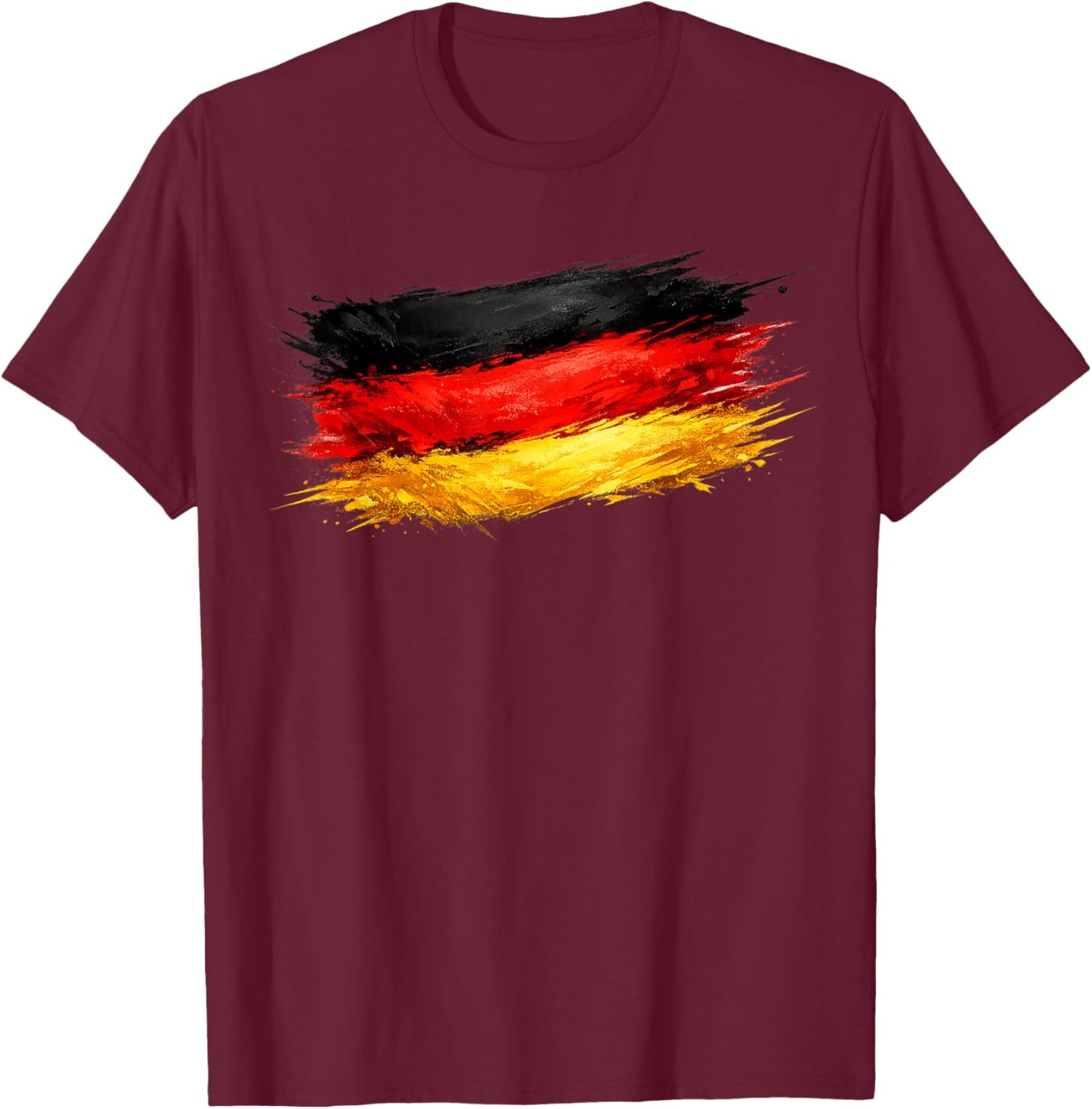 Fußball - Deutschland Fan T-Shirt - T-Shirt | Maroon
