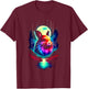 Colorful Viscacha Spirit Animal Cool Illustration Art T-Shirt - T-Shirt | Maroon