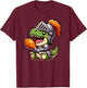 Ren Faire Festival T-Rex Dinosaur Medieval Knight Turkey Leg T-Shirt - T-Shirt | Maroon