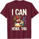 I Can Hendl This Huhn Hühnerhof Eier Lustig Spruch T-Shirt - T-Shirt | Maroon