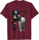 Death Note Main Characters Posing with Logo Anime T-Shirt - T-Shirt | Maroon
