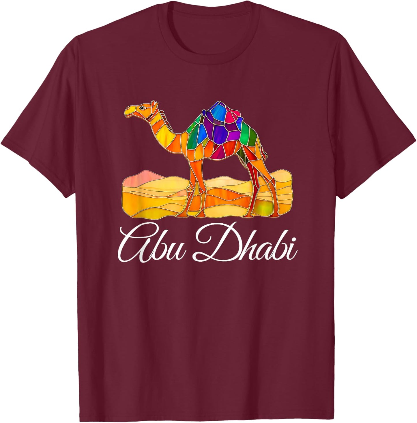 Abu Dhabi T-Shirt - T-Shirt | Maroon