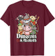 Funny Dungeon Axolotl Wizards And Warriors Medieval D20 Dice T-Shirt - T-Shirt | Maroon
