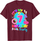 It's My 7th Birthday Summer Pool Party 7 Years Old T-Shirt - T-Shirt | Maroon
