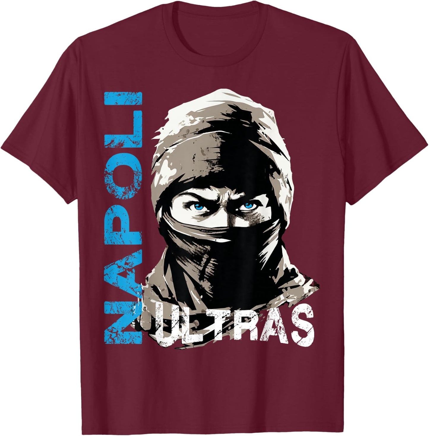 Napoli Pride Ehre Tradition Napoli Ultras Italy , black T-Shirt - T-Shirt | Maroon