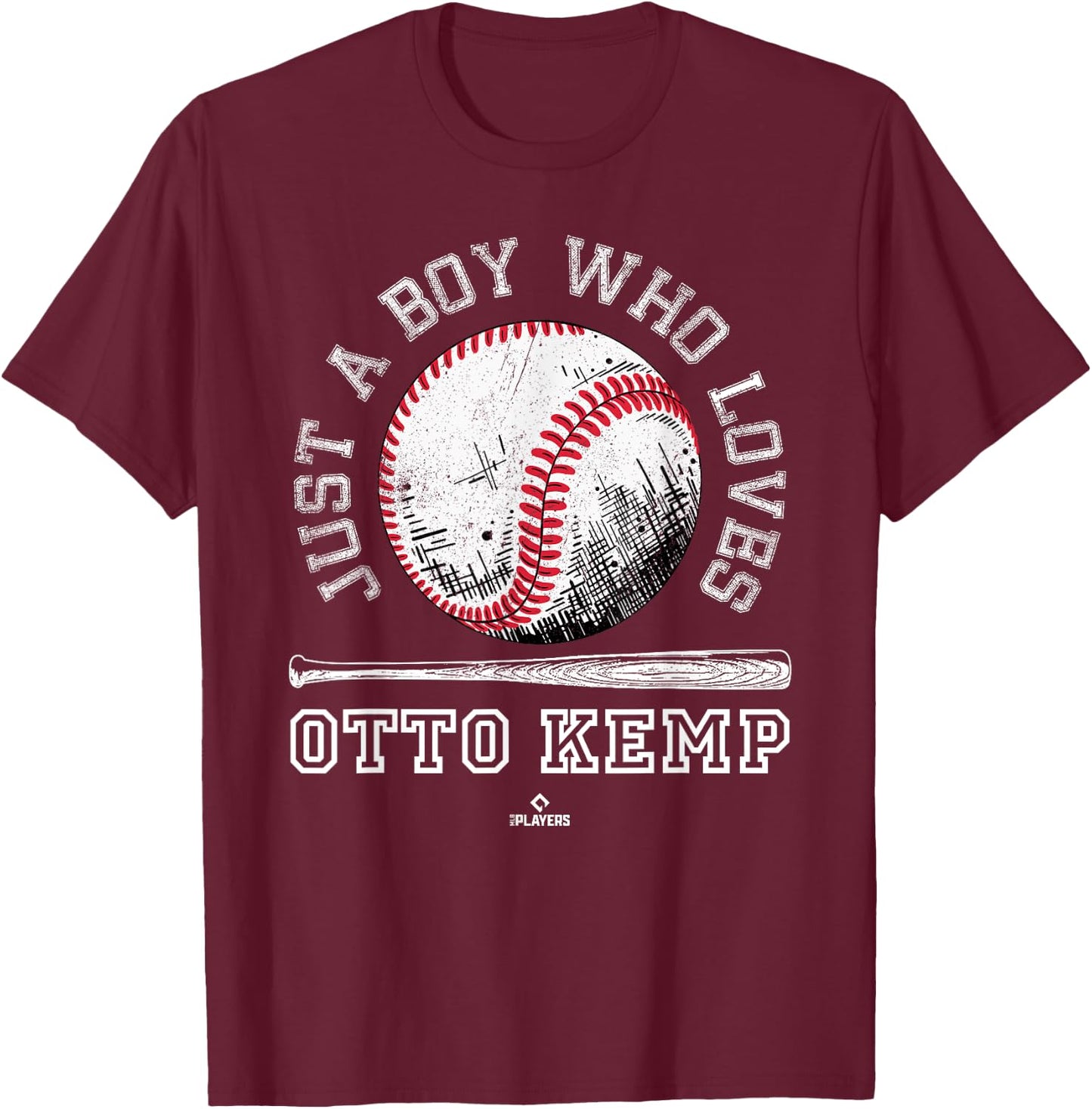 Boy Who Loves Otto Kemp Prospect Baseball Fan Gear T-Shirt - T-Shirt | Maroon