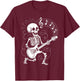 Funny Guitar Design Women Guitarist Guitar Player T-Shirt - T-Shirt | Maroon