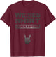 Sarcasm Black Edition: White , black T-Shirt - T-Shirt | Maroon