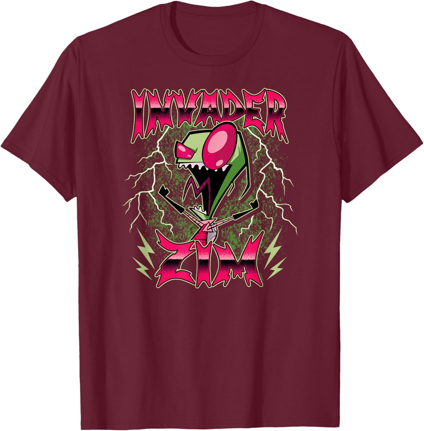 Invader Zim - Fury T-Shirt - T-Shirt | Maroon