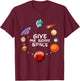 Give Me Some Space Retro Style Funny Space, Science lovers T-Shirt - T-Shirt | Maroon